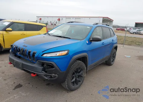 2017 Jeep Cherokee Trailhawk 4X4 z USA, uszkodzony, nr VIN 1C4PJMBSXHW614886